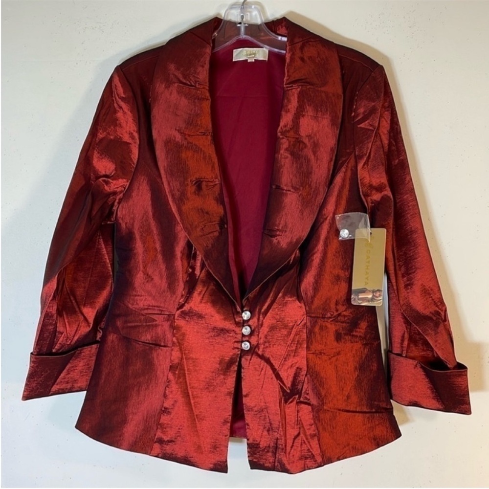 Cathaya Satin Jacket. 14. NWT.